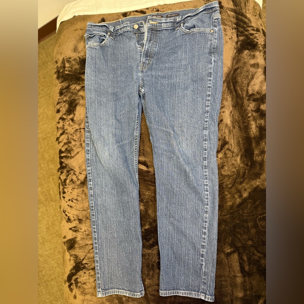 Michael Kors Blue Straight Jeans with Classic Style 38/30